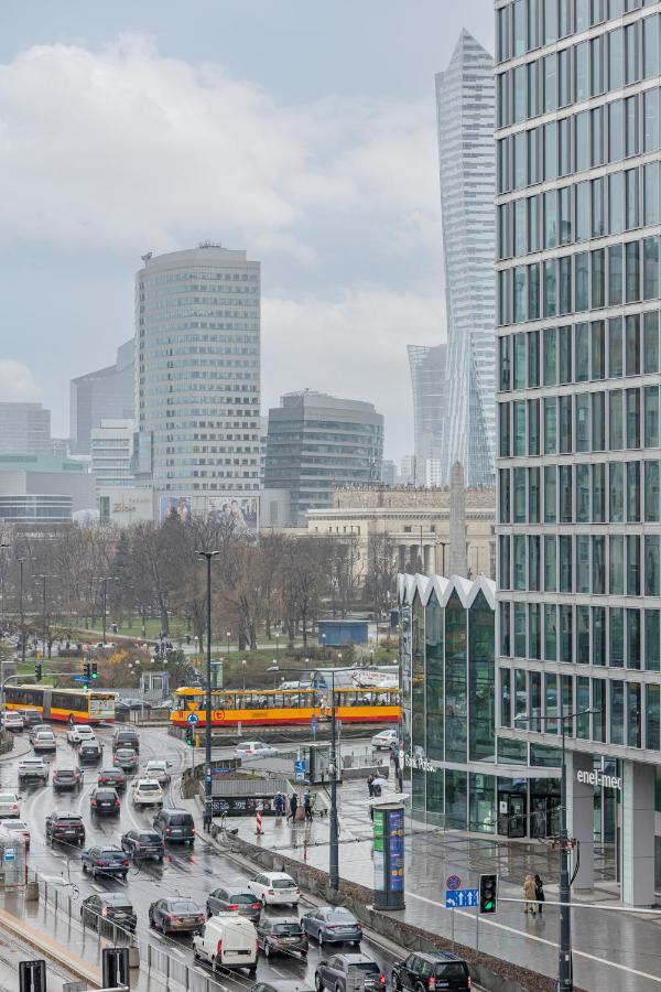 Spacious Apartment With Panoramic View Of Warsaw By Noclegi Renters Kültér fotó