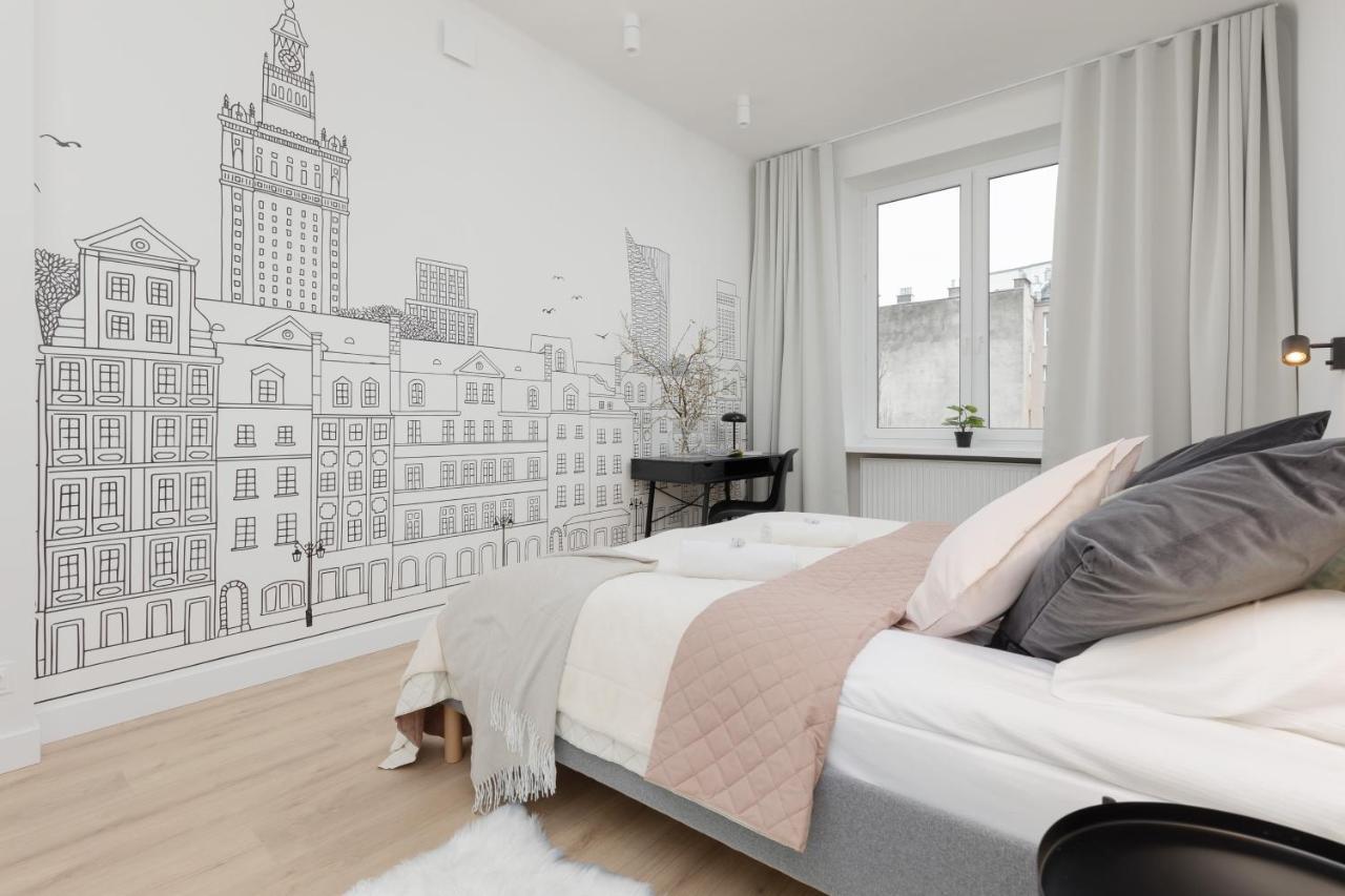 Spacious Apartment With Panoramic View Of Warsaw By Noclegi Renters Kültér fotó