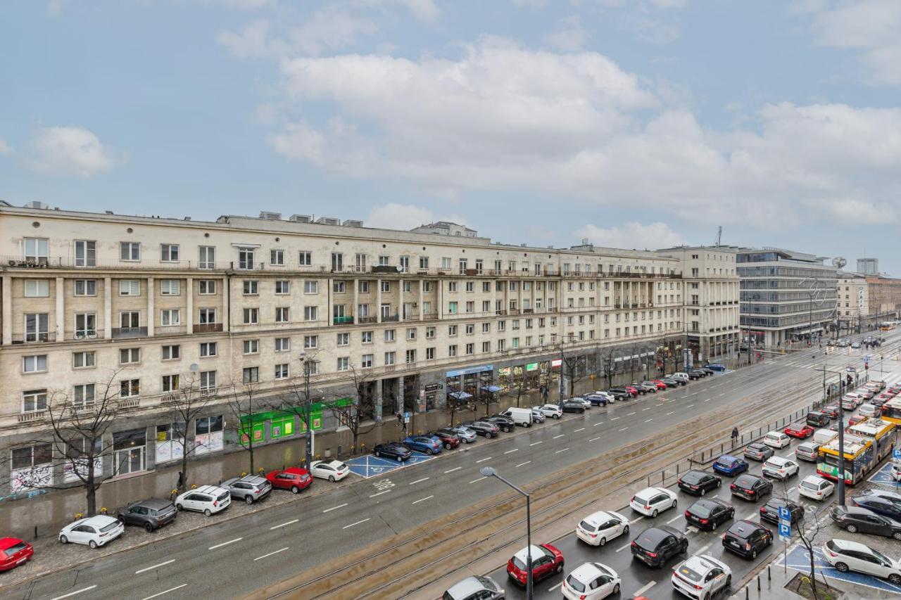 Spacious Apartment With Panoramic View Of Warsaw By Noclegi Renters Kültér fotó