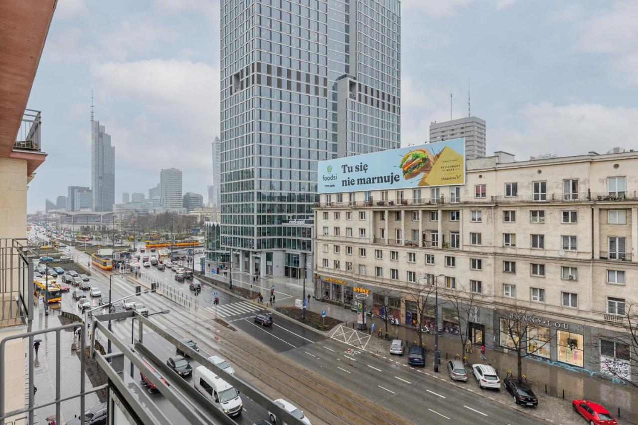 Spacious Apartment With Panoramic View Of Warsaw By Noclegi Renters Kültér fotó